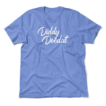 Diddy Doodat Men/Unisex T-Shirt in Heather Columbia Blue color